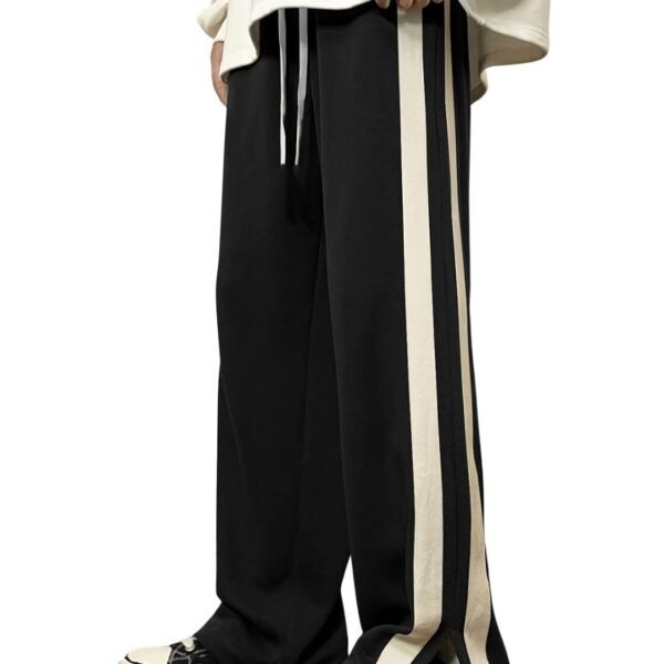 GRECIILOOKS Men’s Baggy Track Pants | Oversized Loose Fit Joggers for Men | Comfortable Streetwear & Gym Wear Lower | Casual Stylish Track Pant