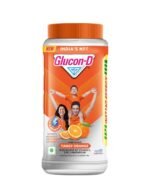 Glucon-D Instant Energy Drink Powder Jar 400 gm | Energy, Recovery, Immunity | Tangy Orange