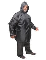 Goodluck 100% waterproof Raincoat Big Size/Rainsuit/Rainwear for mens, sturdy, reusable, suited for plus size