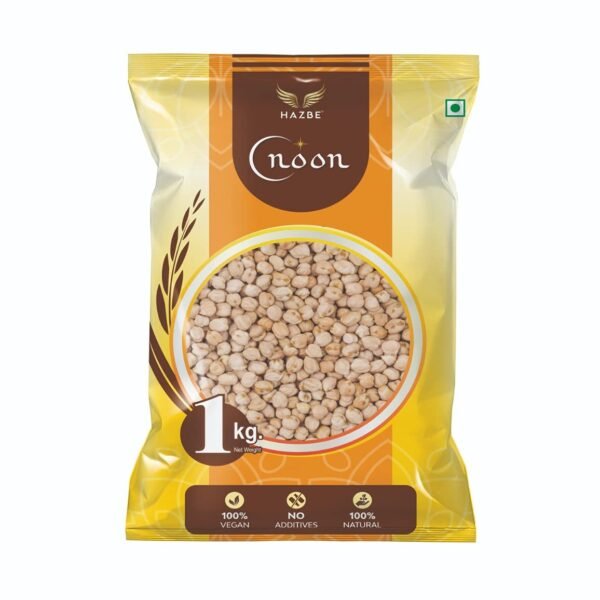 HAZBE Noon Kabuli Chana 1kg | Strength & Power I Hummus Special