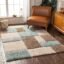 Handmade 3D Edge Collection Super Soft Microfiber&Polyester Silk Touch Rectangular Rug,Size 3X5,Feet Colour,Off-White/L-Beige