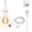 Hi-Plasst Bulb Holder and Adaptor with 2 mtr 2-Core Flat Wire – B22 Socket & Plug for DIY, Experiments, Parties, Festive Decorations (Diwali, Christmas, Wedding, Home Lighting)