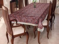 Homerz Premium Dining Table Cover for 6 to 8 Seater, 60 x 90 inch Size, Waterproof and Dustproof (Jaipuri, 60x90 inch- 6-8 Seater)