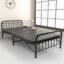 Honey Touch Nova Folding Bed Single for Sleeping with Mattress | No Assembly Required | Foldable Bed for Sleeping/Guests/Rented Apartments/Bedroom (3ft x 6ft, Black)