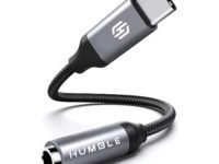 Humble Type-C to 3.5mm Audio Jack Adapter with DAC, Type-C Headphone AUX Converter for iPhone Series 17/16/15, Samsung Galaxy, OnePlus, Google Pixel, Nothing, Motorola & Other Phones with USB-C Ports