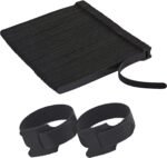 INOVERA (LABEL) 300 Pieces Cable Organizer Hook & Loop Tape - Wire/Cord Holder Management Strap - Reusable Hook & Loop Ties for PC, TV, Desk, WFH Accessories - Black