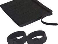 INOVERA (LABEL) 300 Pieces Cable Organizer Hook & Loop Tape - Wire/Cord Holder Management Strap - Reusable Hook & Loop Ties for PC, TV, Desk, WFH Accessories - Black