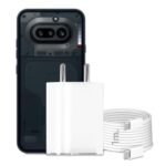 KARWAN 45W PPS Charger with Type C Cable [2Yrs Warranty] USB C Rapid Fast Charging Adapter Compatible with Nothing Phone 4a/3a/2a/3/2/Pro/Plus/Lite/CMF Phone 1/2 Pro & More, BIS Certified Wall Charger