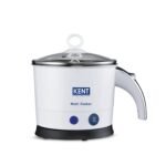 KENT Electric Multicooker Cum Steamer/Kettle 1.2L 800W| Boiling of Water, Tea,Eggs, Instant Noodle Maker, Steaming idlis, Momos |Inner Stainless Steel without joint and welding & Cool Touch Outer Body