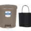 KOLORR Magnum 14 Litres Dustbin with Lid Large Plastic Garbage Waste Pedal Bin with Inner Bucket for Kitchen/Home/Office/Bathroom - (LT Brown)