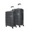 Kamiliant American Tourister Harrier|Trolley Bag Set of 2 (55+68 cms) for Travel| Hard Case Polypropylene (PP) Suitcase|360° 4-Wheel Spinner Luggage Trolley|Combination Lock|Iron Grey