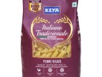 Keya Penne Pasta 1kg, 100% Durum Wheat Pasta | Vegetarian | No MSG | Low in Calories | No Trans Fats | Healthy | Cooked in 10 Minutes