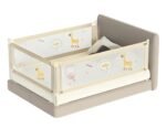 KidDough Bed Rail Guard for Kids Safety Bed Rail for Baby Safety (6.25ftX6ftX6.25ft, 3 Sides, Off-White)