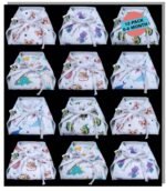 Kids Need Premium langots for new born 0-6 months (12 Pack) Super Soft Double Layered nappy Breathable cotton cloth nappies for new born baby essentials | NP2
