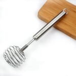 Kitchen Balloon Whisk, Stainless Steel Spring Egg Beater Milk Whipper for Blending, Whisking, Beating, or Stirring