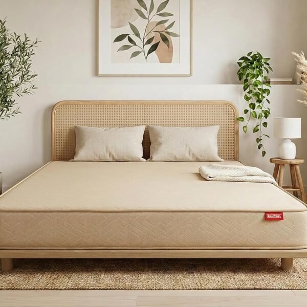 Kurlon Dual Mattress | Queen Size 72x60x4 Inches | Medium Soft & Firm Dual Side Comfort | Strong High Resilience Core Support | Soft PU Foam Comfort Layer | 10 Years Warranty