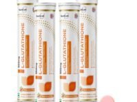 L-Glutathione 550mg - 80 Effervescent Tablets Glutathione Effervescent Tablets for Glowing Skin with Hyaluronic Acid Vitamin C & Vitamin E | Skin Glow Supplement For Clear Skin | Watermelon