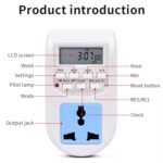 LEYDEN® AL-06, 220VAC, 10A Digital Timer Plug Socket Switch Controller, 16 Program Per Day Clock Time Based Timer Plug Socket