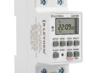 LEYDEN® LE630D, 30A 220VAC Digital Timer Switch 20 ON/Off Programs Daily/Weekly, 1-Second Interval Cyclic & Delay Function (1s–24h) for Bell, Siren, Lights, Motors, Fans, Heaters, Irrigation & Fogger