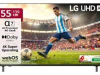 LG 139 cm (55 inches) U8 AI Series 4K Ultra HD (3840 x 2160) Smart webOS LED TV 55UA82006LA