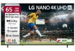 LG 164 cms (65 inches) NU87 AI Series Nano 4K Ultra HD Smart webOS LED TV 65NU870BPLA