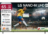 LG 164 cms (65 inches) NU87 AI Series Nano 4K Ultra HD Smart webOS LED TV 65NU870BPLA