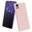 LIRAMARK Silicone Soft Back Cover Case for Vivo V20 / V21E / Y73 (Silicone Pink)