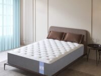 LOOM & NEEDLES Orthopedic Mattress | Dual Comfort with Hard & Soft Foam Flip Mattress | 4 Inches 2 Layered Medium Soft & Firm Support | King Size Gadda | 72x72 Inch