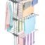 LiMETRO STEEL Clothes Drying Stand Foldable Stainless Steel for Home, Heavy Duty Cloth Dryer Stand for Balcony, Laundry Drying Rack for Clothes, Rust Proof Indoor Outdoor Drying Stand, 42x15x68 cm