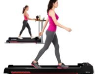 Lifelong Fit Pro Treadmill 3 HP Peak Dc Brushless Motor 2 Level Manual Incline Walking Machine at 8 km/Hr Speed with Led Display-Cardio Equipment for Home Gym 110kg Capacity, Black