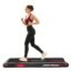 Lifelong Walking Pad Treadmill for Home| 4 HP Peak Motorised Treadmill with Vibration Plate|3-in-1 Function with Walking,Jogging & 4 Vibration Massage Modes| LED Display|Supports 120kg (Red and Black)