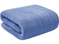 MAXOSHINE Microfiber Towels for Bath Large Size-Super Soft Coral Fleece Bathing Towel with Hook Quick Dry Super Absorbent-Bath Towel for Men and Women-70x140 cm, 350 GSM, Pack of 1