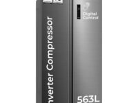 Midea 563 L Inverter Compressor with Multi Air Flow Cooling, Digital Display, Side by Side Refrigerator (MDRS710FGF46, Portable Ice Maker, Frost Free, Bru-Steel Finish)