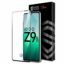 Military-Grade Gorilla Tempered Glass For iQOO Z9 and Vivo T3 (6.67 Inch) With Installation Kit | Edge to Edge Coverage | Black