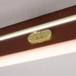 Murphy 6W Colour Changing 3in1 Brass Finish LED Mirror Light (Cool White, Warm White, Neutral White) | Adjustable Angle | Modern Vanity/Dressing/Bathroom Wall Light-Pack of 1