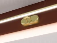 Murphy 6W Colour Changing 3in1 Brass Finish LED Mirror Light (Cool White, Warm White, Neutral White) | Adjustable Angle | Modern Vanity/Dressing/Bathroom Wall Light-Pack of 1