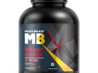 MuscleBlaze Weight Gainer Powder with Added Digezyme, Chocolate (30 Servings, 3kg / 6.6lbs) | 12g Protein, 72g Carbs Per Scoop