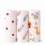 Muslin Baby Towels (Pack of 3) 100% Pure Cotton Muslin Baby Bath Towel 85x75 cm, Ultra Soft Lightweight Breathable Newborn Baby, Infants, Toddlers, for Boys & Girls