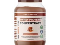 NATURALTEIN Natural Whey Protein Concentrate 1kg – Chocolate Caramel | No Artificial Sweeteners | Non-GMO | Naturally Flavored | Clean Protein for Muscle Recovery