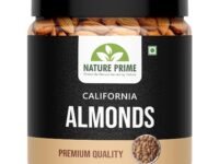 Nature Prime 100% Natural And Premium California Almond 1 Kg|Quality Badam Giri|- Almonds - Rich In Protein And Increase Stamina|Real Nuts|Whole Natural Badam Dry Fruits, Pack of 1