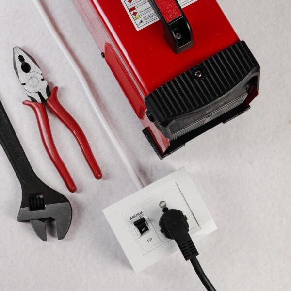Ocko Extension Board | Single 20Amp Socket & 16Amp MCB Switch, 16 Amp 3 Pin Plug Heavy Duty MCB Enclosure | 2.5 mm & 5 Meter Long Cable for Refrigerator, AC, E-Vehicle Charger (Pack of 1, White)