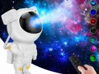 One94Store Astronaut Galaxy Projector Night Light – 360° Rotating Nebula Star Projector with Remote Control, Timer & Adjustable Head – Space Lamp for Kids’ Bedroom, Gifts, Gaming Room, Home & Décor