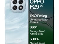 Oppo F29 5G (Glacier Blue, 8GB RAM, 256GB Storage) with No Cost EMI/Additional Exchange Offers