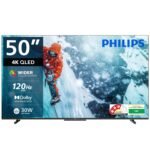 PHILIPS 127 cm (50 inches) 8100 Series 4K Ultra HD Smart QLED Google TV 50PQT8100/94