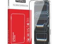 POPIO Military-Grade Gorilla Tempered Glass For iPhone 17 Pro Max | 9H Hardness, Edge-to-Edge, Bubble-Free