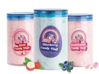 Popcorn & Company Cotton Candy Pack of 3 (240gram Each) | Buddhi Ke Baal/Candy Floss in Blueberry, Litchi, and Bubblegum Flavors | Made with Love and Care