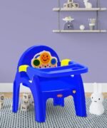 Prima Detachable Baby Desk Plastic Chair 130 | High Chair | Eating | Feeding Booster Seat with Detachable Tray, Blue