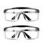 Protective Safety Glasses, Safety Glasses & Goggles with Clear Side Shields Anti-Scratch Resistant Spatter Impact UV Protection Lens for Women Children