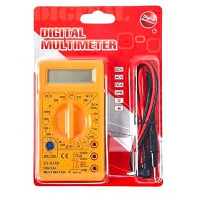 QBM Digital Multimeter Campus Component Digital Multimeter, Yellow, Battery_powered