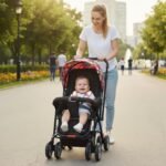 R for Rabbit Lollipop Lite Baby Stroller for 0 to 3 Years with 5 Point Safety Harness | Reversible Handlebar | Cushioned Seat with 3 Level Seats Recline/Lightweight Pram for Kids (Black Multi)